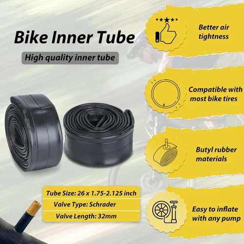 Miniatura 4 de MOHEGIA Neumático de repuesto para bicicleta de montaña: neumático de bicicleta plegable resistente a pinchazos de 26 x 1.95 pulgadas