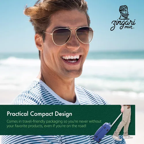 Miniatura 8 de Zingari Man - Jabón de afeitar The Navigator - Accesorios de aseo suave para hombres - Crema súper fuerte sin golpes y loción apretada para la piel