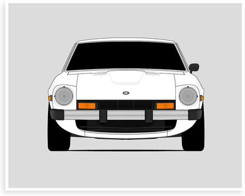 Custom Car Posters Póster hecho a mano compatible con Datsun (Nissan) 280Z (1975-1978), decoración de pared, 8 x 10 pulgadas, impresión satinada