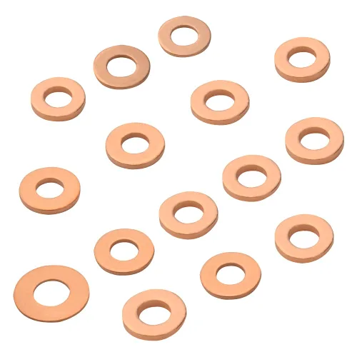 Miniatura 2 de 150 Uds 15 Tipos de Arandelas de Sellado de Cobre Junta Plana de Cobre Sellado de Aceite Caja de Arandela