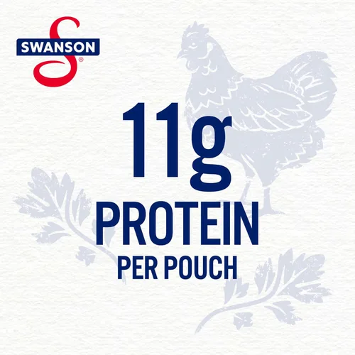 Miniatura 5 de SWANSON S Ajo y Hierbas Pollo Blanco en Trozos Totalmente Cocinado, Listo para Comer, Comidas Simples Para Llevar, Bolsa de 2.6 OZ (Caja de 12)