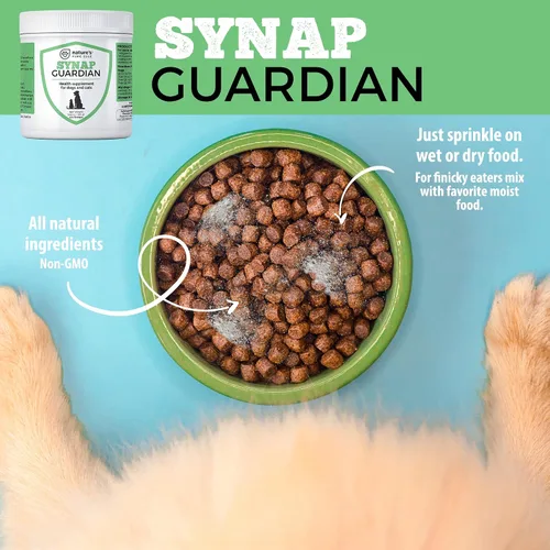 Miniatura 8 de Synap Guardian - Apoyo al sistema nervioso y cuidado calmante para perros y gatos - Ayuda natural de relajación de una empresa estadounidense