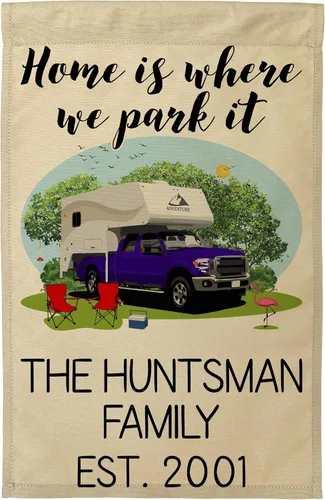 Miniatura 12 de Home is Where We Park It - Bandera para camping o camión