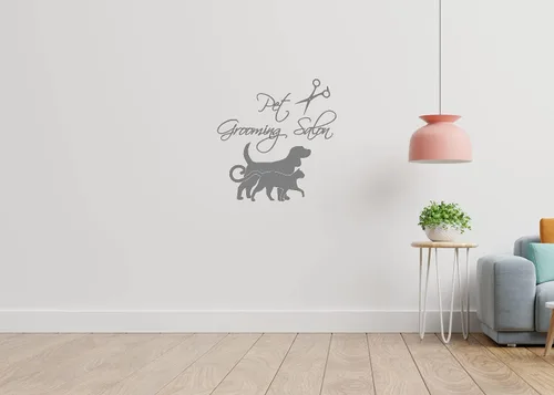 Miniatura 4 de Wall Decals Dog Cat Accessories Vinyl Decal Pet Grooming Salon Sticker Pet Shop Puppy Pets Animals Home Art Kids Nursery Decor Interior Design KT171