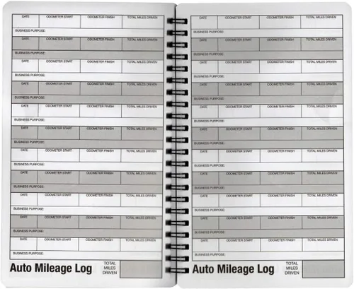 Miniatura 11 de Cuaderno de millas y gastos automáticos – Registro de kilometraje del vehículo, libro de registro de millas para rastrear más de 400 viajes