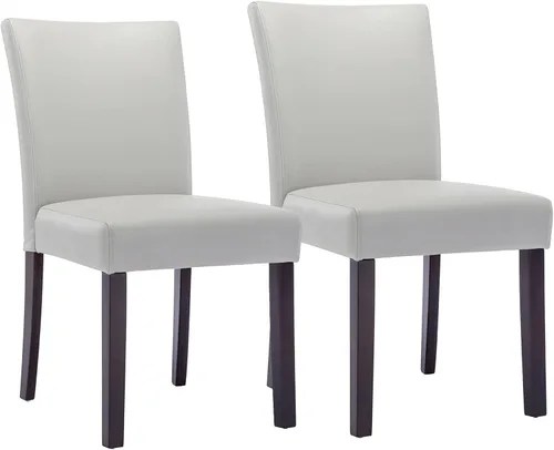 Miniatura 17 de Watson & Whitely Juego de 6 Sillas de Comedor Tapizadas, Sillas de Comedor de Tela sin Brazos con Patas de Madera Maciza y Respaldo para Cocina