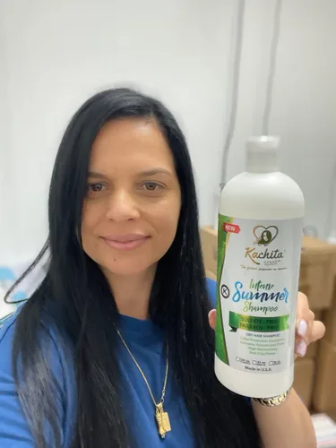Miniatura 8 de Kachita Spell Nuevo Champú Hidratante Hidratante Intenso Verano Sin Sulfatos y Parabenos Para Cabello Seco Medio a Grueso, Color Tratado Hecho