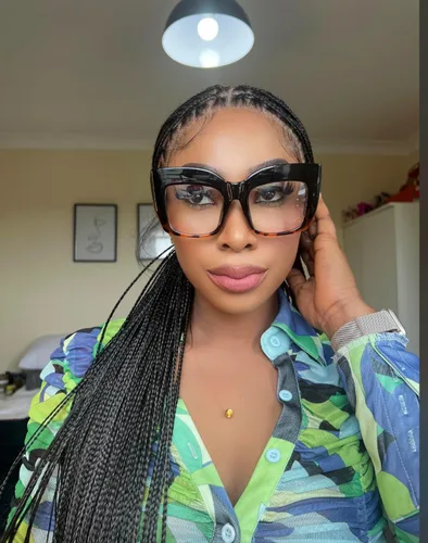 Miniatura 2 de VOOGLAM Elegantes gafas cuadradas de gran tamaño con bloqueo de luz azul para mujeres y hombres, anti fatiga ocular, gafas UV Cassandra