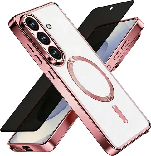 Miniatura 30 de Misscase Funda MagSafe compatible con iPhone 12 Pro Max con protector de lente de cámara, protección completa, funda magnética transparente