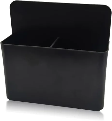 Paquete de 1 soporte magnético para rotulador, de borrado en seco, organizador de almacenamiento para pizarra blanca, pizarra, Negro