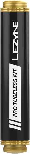 LEZYNE Kit Pro Tubeless | Sistema portátil de reparación de neumáticos de bicicleta todo en uno con cuerpo de aluminio, tapones para neumáticos,