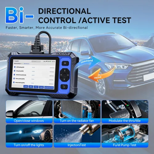 Miniatura 7 de Escáner OBD2, herramienta de diagnóstico de automóvil asistida por IA mucar 682, herramienta de escaneo bidireccional automotriz, escáner