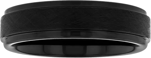 STEEL NATION JEWELRY Tantalum Carbide 6mm Mens Wedding Band Ring - Choice of Color and Size