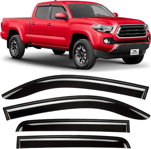 Miniatura 14 de Voron Glass - Protectores de lluvia extra duraderos en canal para Buick Encore 2013-2022, deflectores de ventana, viseras de ventilación, 4 piezas