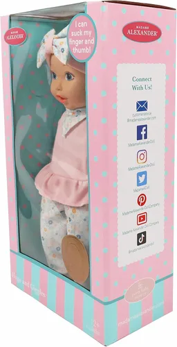 Miniatura 5 de Madame Alexander Muñeca de abrazos y risas de 13", tono de piel claro