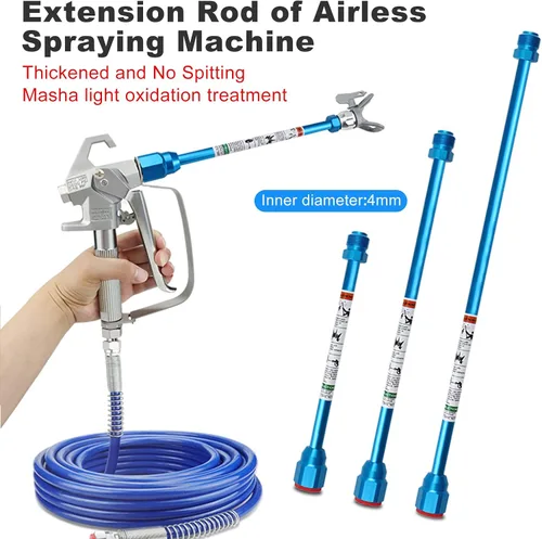Miniatura 2 de Pulverizador de Pintura Sin Aire Punta de Pistola Pulverizadora Poste de Extensión Paquete de 3 Pistolas Pulverizadoras Sin Aire Varita de Pintura