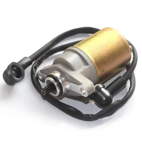 Miniatura 3 de Trkimal Motor de arranque de 10 dientes con cable de alambre para GY6 49cc 50cc Scooter 139QMB Ciclomotor ATV Go Karts TAOTAO SUNL ROKETA Tank Baja