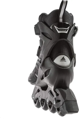 Miniatura 3 de Rollerblade Zetrablade - Patines en línea para hombres adultos, color negro y plateado Negro/Plateado