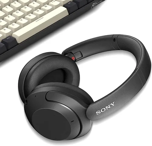 Miniatura 6 de GVOEARS Almohadillas de repuesto para auriculares Sony WH-XB910N, almohadillas de repuesto, espuma viscoelástica premium, cuero suave y duradero