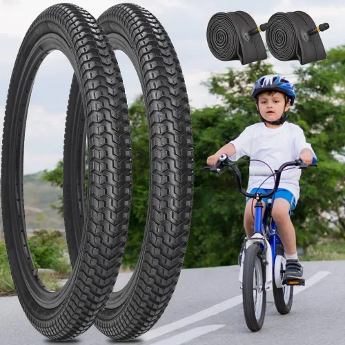 Miniatura 7 de Paquete de 2 neumáticos de bicicleta de montaña de 26 x 1.95 pulgadas, 20 x 2.125 pulgadas, 60 TPI para neumáticos de bicicleta de montaña con 2