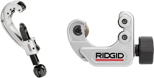 Miniatura 9 de RIDGID 31642 Modelo 152 Cortador de tubos de acción rápida (1/4 pulgadas a 2-5/8 pulgadas) + llave de tubo recta de aluminio RIDGID 31100 modelo 818