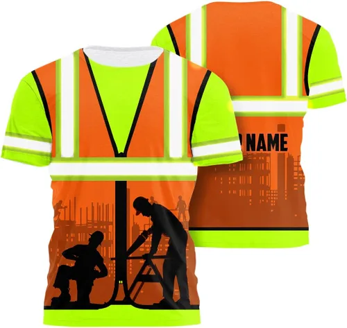 Miniatura 33 de Sudadera con capucha de alta visibilidad para hombre, ropa de trabajo de seguridad Hi Vis con diseño reflectante