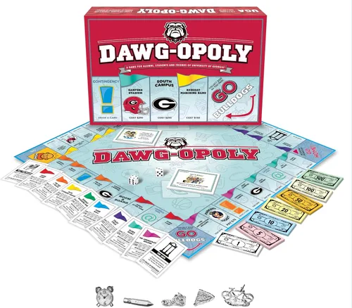 Miniatura 4 de Late for the Sky University of Georgia Dawgopoly Red, Black