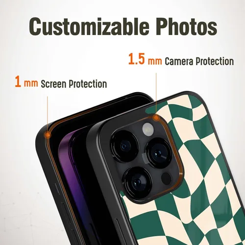 Miniatura 5 de Fundas de teléfono divertidas para niñas con diseño de tablero de ajedrez para iPhone 11 12 13 14 15 16 17 Pro Max Plus Mini Xs Xr, para Samsung S20