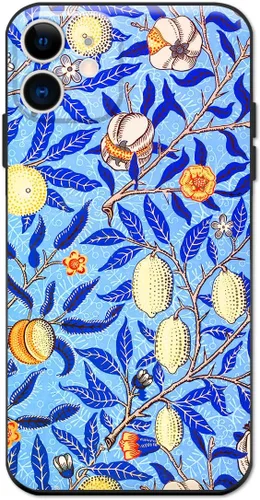 Miniatura 15 de Berkin Arts Funda de silicona compatible con iPhone 12 con protector de pantalla de flores ornamentales intrincadas rosas