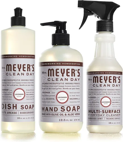 Miniatura 11 de MRS. MEYER'S CLEAN DAY - Juego de artículos esenciales de cocina, incluye: jabón de manos, jabón para platos y limpiador multiusos, albahaca