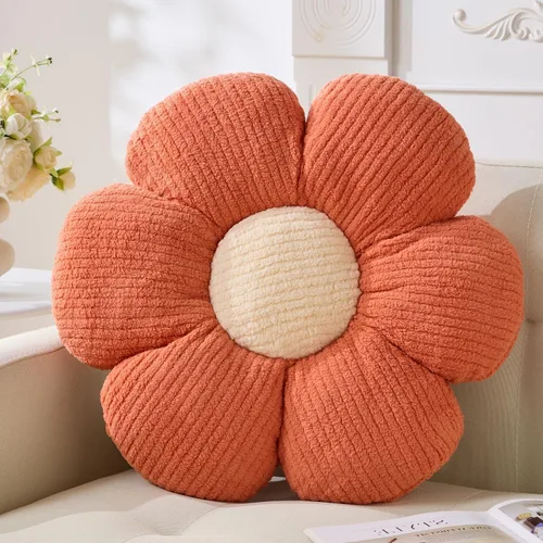 Miniatura 14 de Almohada de Flores, Linda Almohada Decorativa Cojín de Margaritas 15.75" Blanco Almohadas Decorativas para el Hogar para Cama, Sofá, Sillón