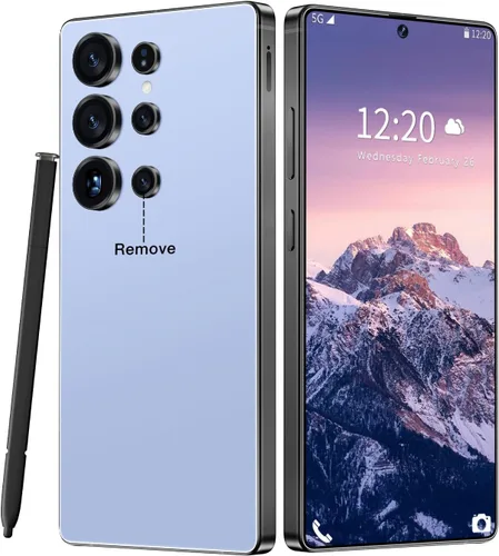 Huness I25 Ultra Unlocked Cell Phone,Built in Pen,16+1TB Unlocked Phone, Android 14 Battery 7000mAh 6.99" HD Screen Smartphone, 5G/Face