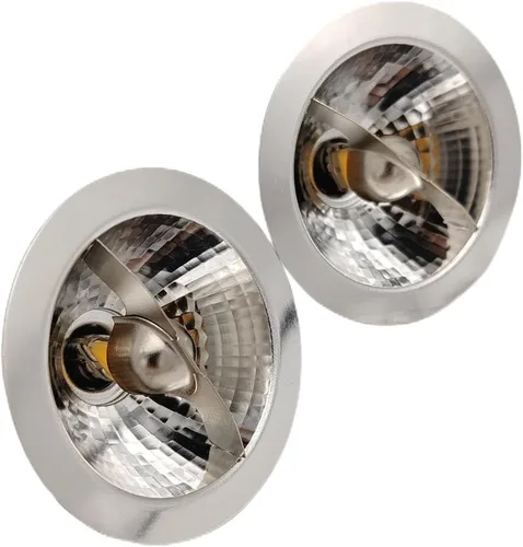 Miniatura 6 de QLEE Paquete de 2 LED Ar70 Reflector Luz 3W AC Dc 12v Ba15d Base 4000 K foco neutro equivalente a 25 W bombillas halógenas para interiores