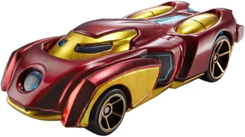 Miniatura 2 de Hot Wheels, Coche de personajes Marvel, Iron Man #1