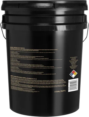 Miniatura 2 de Shell Rotella Aceite de motor diesel convencional SAE 30 T1 (CF-2/SL, cubo de 5 galones)