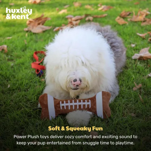 Miniatura 7 de Huxley & Kent Juguete Divertido para Perros con Chirriador – Juguetes Chirriantes de Felpa Power Plush para Perros Pequeños, Medianos y Grandes