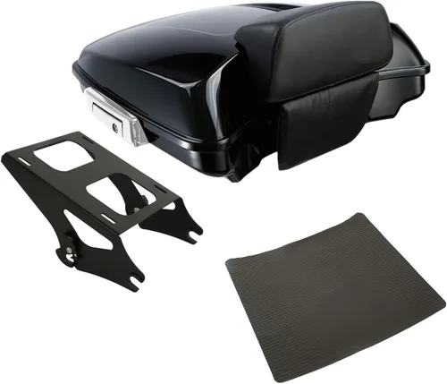 Miniatura 15 de TCMT Respaldo Trasero con Caja de Equipaje de Motocicleta de 14 cm para Harley Touring 2014-2025 CVO Road King Road Glide Street Glide Electra Glide