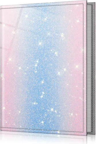 Miniatura 20 de Fintie Photo Album 4x6 Photos - 52 Pockets Small Mini Capacity Premium Vegan Leather Cover, Portable Wallet Albums for Family Wedding Boys Girls