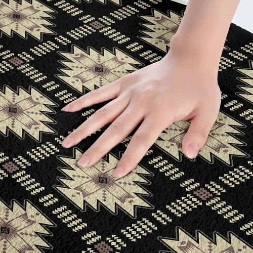Miniatura 3 de Feelyou Aztec Bathroom Rugs Aztec Southwestern Printed Bath Mats for Bathroom Bohemian Bath Rugs for Shower Tub Cowboy Cowgirl Bathroom Accossories