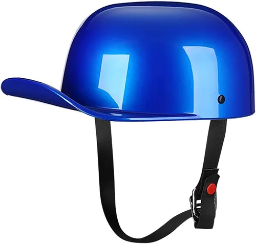 Casco de motocicleta de cara abierta vintage, gorra de béisbol retro, medios cascos para mujeres y hombres, para scooter, ciclomotor, gorra Street