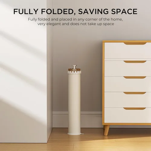 Miniatura 5 de SUNOUTLY Estante de Secado de Ropa con Trípode, Estante para Ropa Portátil y Plegable que Ahorra Espacio para Secar Ropa - Estante Secador de Ropa