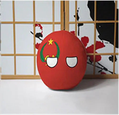 Miniatura 39 de Polandball Countryballs Muñeco de peluche Ucrania España Hungría Portugal Rumanía Grecia Austria México Polonia Ball (15,3.8 pulgadas)