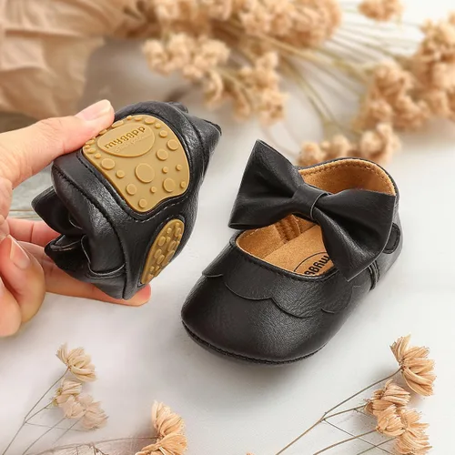 Miniatura 5 de CENCIRILY Zapatos planos Mary Jane para bebés y niñas, antideslizantes, suela suave, para antes de caminar, zapatos de vestir de boda