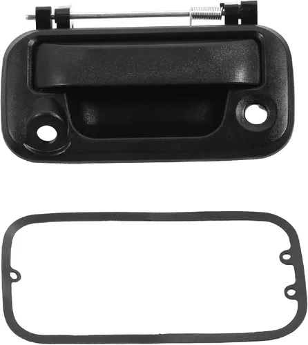 Miniatura 9 de Manija exterior de puerta trasera, compatible con Ford F150 F250 F350 F450 F550 Super Duty Explorer Lobo 2004-2016, Lincoln Mark LT, con orificio