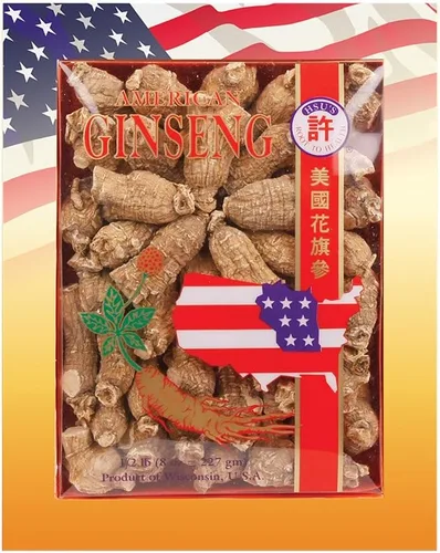Miniatura 12 de Hsu's SKU 110-4 Corto extra grande Ginseng americano cultivado de Wisconsin directamente de jardines de ginseng Caja de 4 onzas, B005HSX9VM