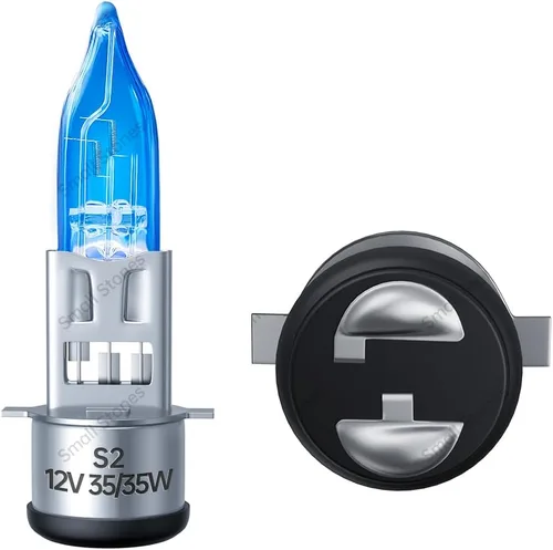 Miniatura 2 de 2 bombillas de xenón S2 de 12 V 35/35 W de 49 cc, 50 cc, 110 cc, 125 cc, 150 cc, 250 cc, GY6, ADV, ATV, ciclomotor, faros delanteros de haz alto