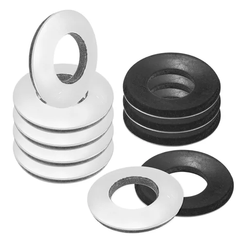 M METERXITY Paquete de 10 arandelas de goma de sellado EPDM de acero inoxidable 304 de 1/2 x 1 pulgada de diámetro exterior de neopreno para