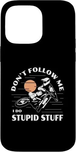 Miniatura 20 de Funda para iPhone 12 Mini Dirtbike Motocross Don't Follow Me Stupid Stuff Dirt Bike