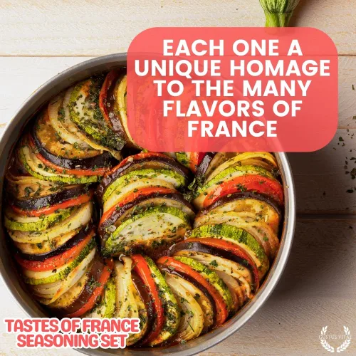 Miniatura 2 de Set de regalo de condimentos franceses – Tastes of France – Mezcla de especias artesanales – Paquete de seis – Sin OMG, todo natural, lote pequeño