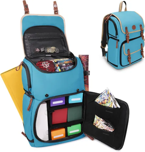 Miniatura 16 de ENHANCE Designer Edition - Mochila TCG – MTG Deck Bag carpeta de tarjetas, almacenamiento de caja de cubierta TCG, soporte para tapete de juego MTG